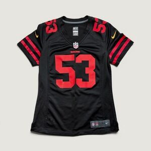 49ers Jersey Women Small Black Good NaVorro Bowman 53 NFL On Field